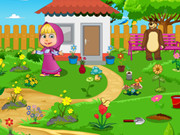 Masha And Bear Garden Decoration