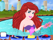 Princess Ariel Fairy Spa Makeover