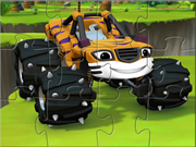 Stripes Monster Machine Jigsaw