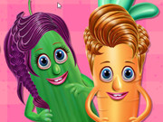 Vegetables At Hair Salon