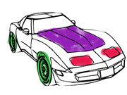 Racing Cars Coloring Book