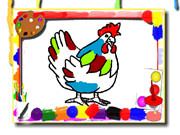 Chicken Coloring Book