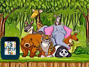 Animal Puzzle Kids Games