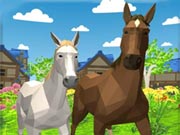 Horse Family Animal Simulator 3D
