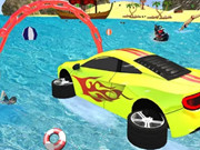 Mega Water Surface Car Racing Game 3D