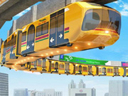 Elevated Train Driving Simulator Sky Tram Driver