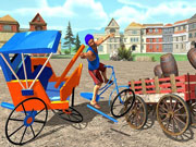 City Cycle Rickshaw Simulator 2020