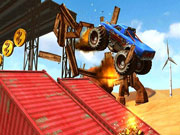 Monster Truck Impossible Track Plane Simulator