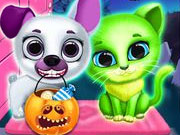 Scary Makeover Halloween Pet Salon