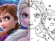 Color By Number With Frozen II