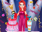 Mermaid Cake Cooking Design