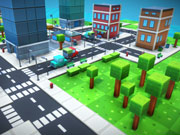 Pixel City Runner 3D