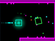Neon Cube Escape - Story Pixel Avoid-em-up