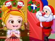 Baby Hazel Christmas Dressup