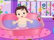Playful Baby Bathing