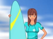 Trendy Surfer Girl Dress Up