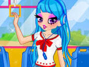 Bus Girl Dress Up Game