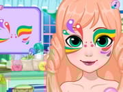 Mermaid Face Painting Design