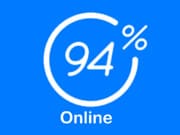 94% Online