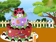 Ladybug Birthday Cake