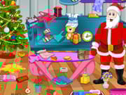 Santa Claus Christmas Cleaning