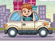 Kids Driving Jigsaw