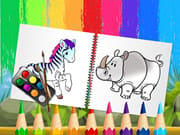 Funny Animals Coloring Book