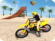Racing Moto: Beach Jumping Simulator
