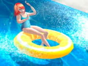 Water Slide Rush Racing Game