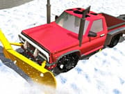 Winter Snow Plow Jeep Driving