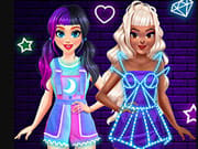 BFF Neon Fashion Dress Up