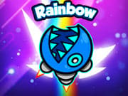 Geometry Neon Dash Rainbow