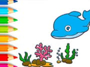 Coloring Book: Dolphin