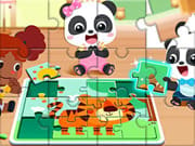 Jigsaw Puzzle: Baby Panda Play Jigsaw