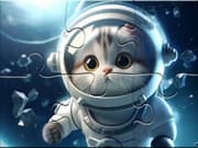 Jigsaw Puzzle: Astronaut-cat
