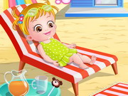 Baby Hazel At Beach