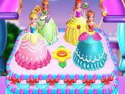 Princesses Cake Cooking