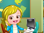 Baby Hazel Receptionist Dressup