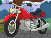 Cartoon Motorbike Jigsaw