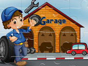 Vehicles Garages Jigsaw