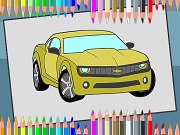 American Cars Coloring Book