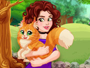Olivia Adopts A Cat
