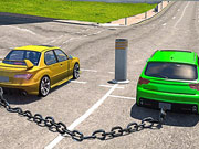 Chained Cars Impossible Tracks Game