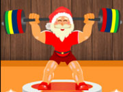 Santa Weightlifter