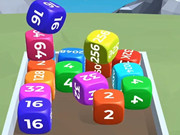 DICES 2048 3D jogo online no