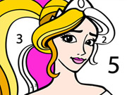 Princess Coloring By Number