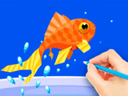 Coloring Book: Fish