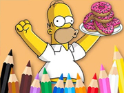 Boyama Kitabı: Simpson Donut